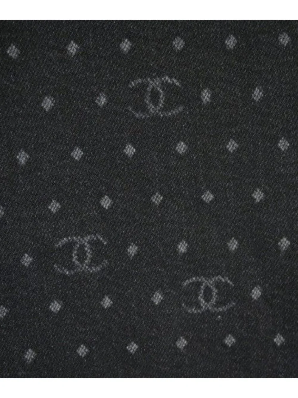 Chanel Denim Pants Black